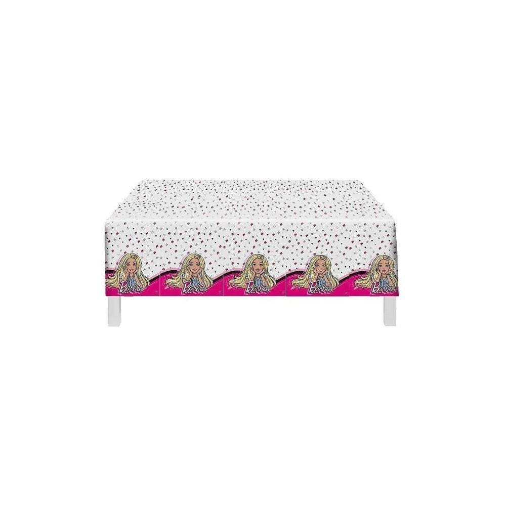 Toalha Barbie De Mesa Decoração Festa Infantil Brincadeiras