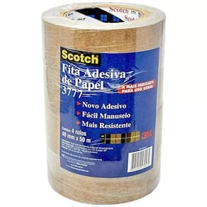 Kit 4 Fita para Empacotamento SCOTCH 3777 48MM X 50M