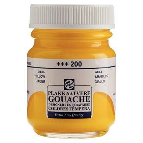 Tinta Gouache Extra Fine 200 Yellow 50ml Talens 08242002