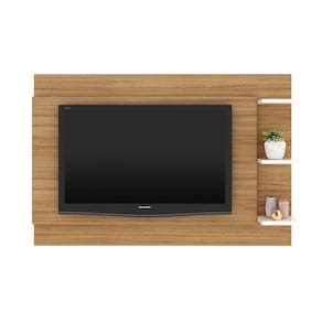 Painel Para Tv Pl3002 Até 65 Polegadas Natural/off White - Tecno Mobili