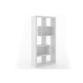 Estante Para Sala E1712 C/ 2 Nichos Branco - Tecno Mobili