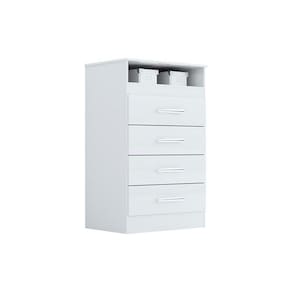 Cômoda Infantil Jéssica C/ 1 Nicho E 4 Gavetas Branco - Acp