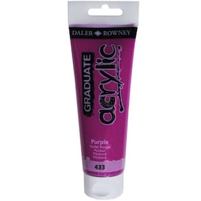 Tinta Acrílica Daler Rowney Graduate 433 Purple 120 ml 123120433
