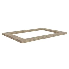 Módulo Cozinha Kappesberg Maxxi Tampo E604 60cm P/ Cooktop Nogueira