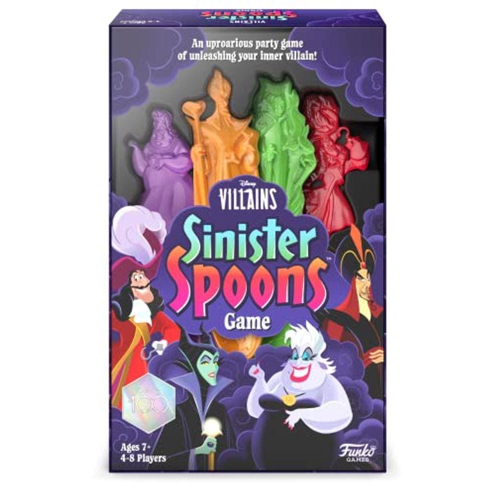 Funko Disney Villains Sinister Spoons Party Game para 4-8 P