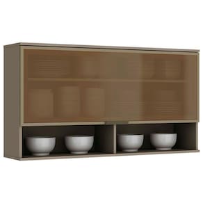 Armário Aéreo Cozinha Modulado Connect C/ 1 Porta C/vidro Duna - Henn