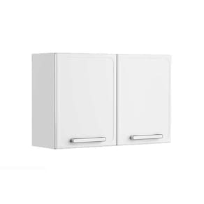 Armário Aéreo P/ Cozinha Gourmet 7005 C/ 2 Portas 80cm Branco - Bertolini