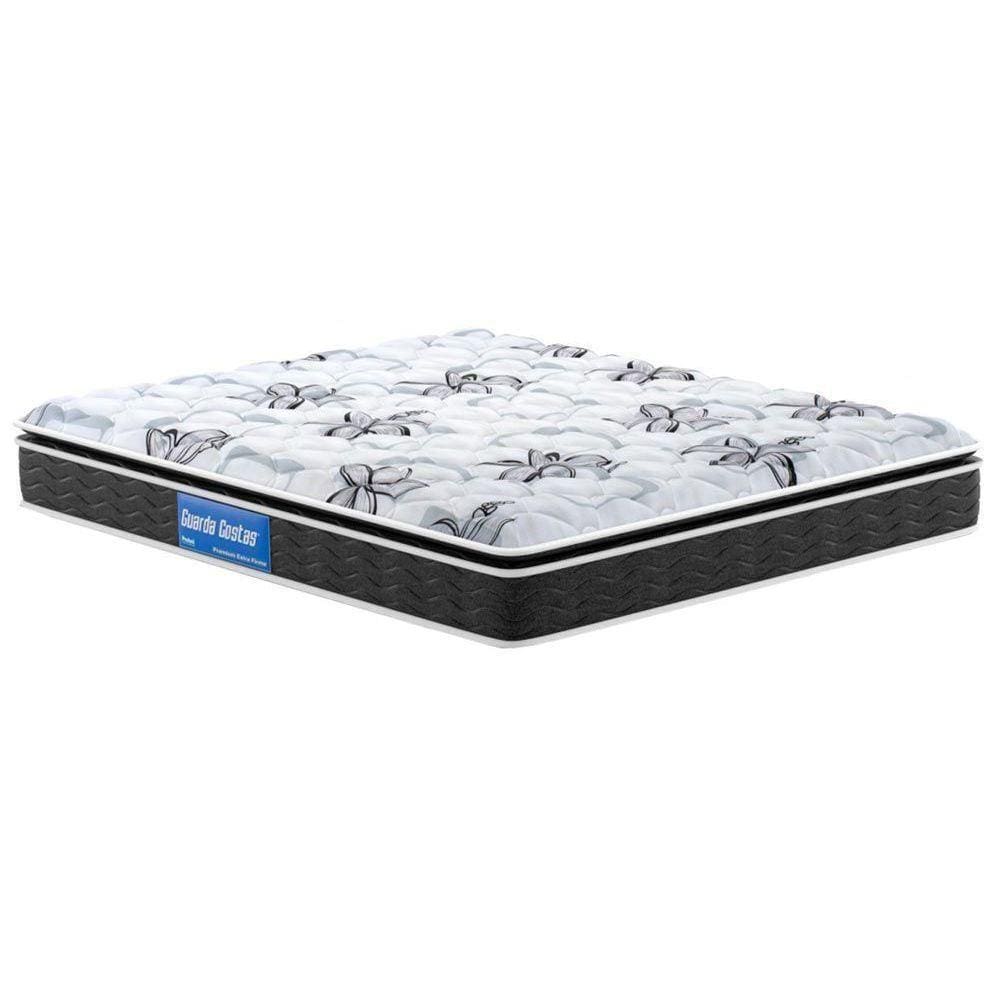 Colchão Queen Espuma D33 Guarda Costas Premium Extra Firme Pillow Top Black (158X198X24) - Probel