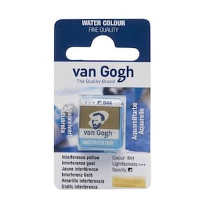 Aquarela Pastilha Talens Van Gogh 844 Interference Yellow