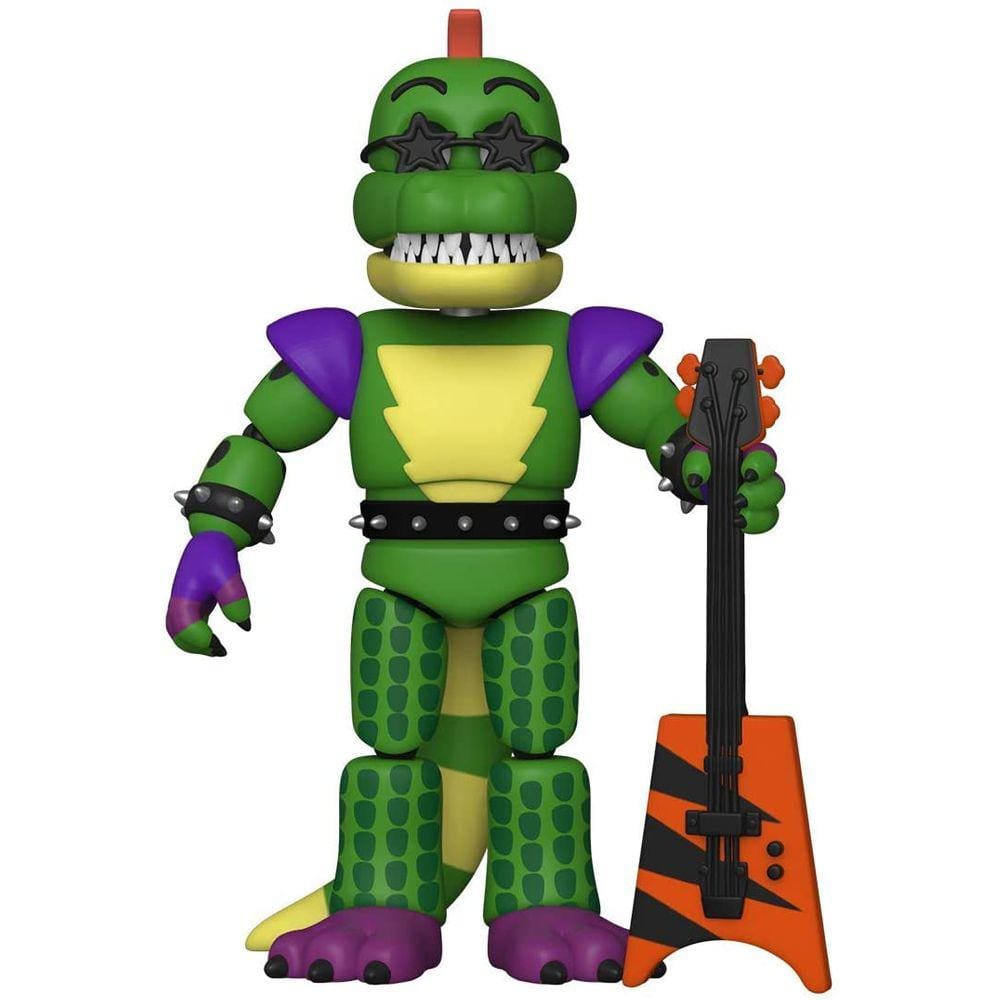 Miniatura de Ação: Five Nights at Freddy`s, Montgomery Gator - Brecha de Segurança Multicolorida
