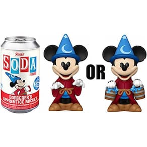 Boneco Funko Soda: Aprendiz de Feiticeiro da Disney Mickey 4,25 polegadas em uma lata