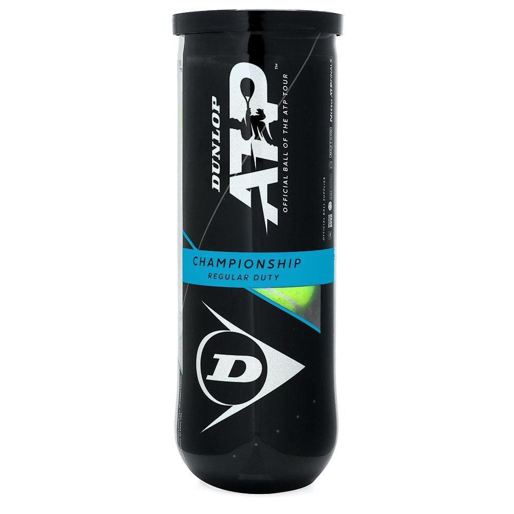 Bola de Tênis Dunlop ATP Championship Regular Duty - Tubo com 3 unidades