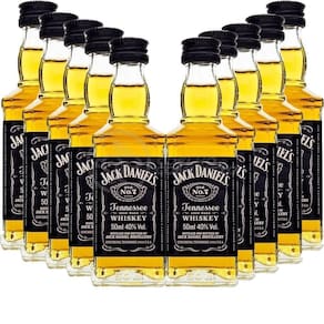 Kit 10 Miniatura Whisky Uísque Jack Daniels Nº7 50Ml