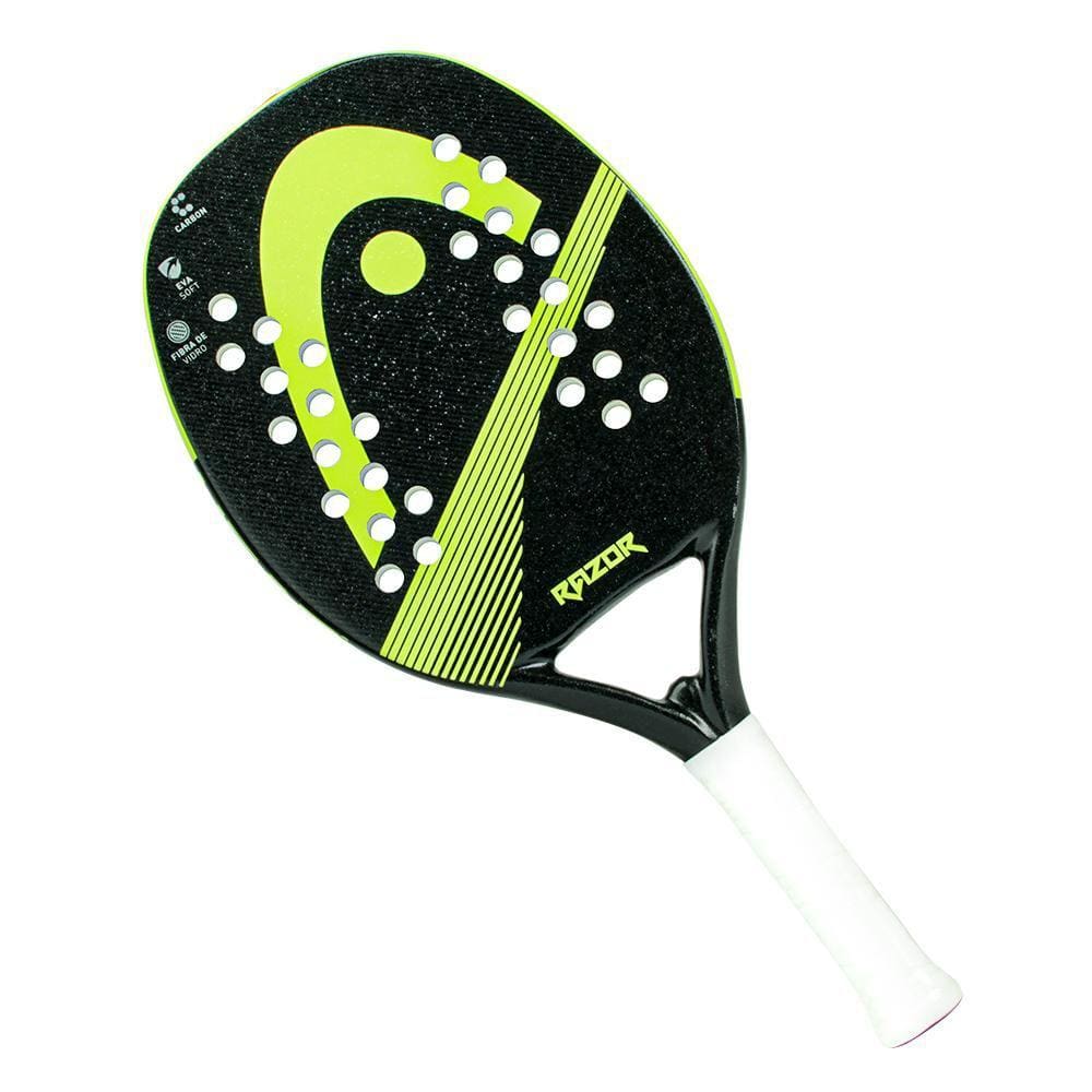 Raquete de Beach Tennis Head Razor Preta e Limão