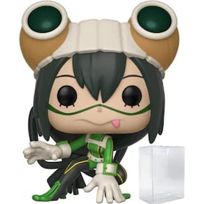 My Hero Academia - Tsuyu Funko Pop! Figura de vinil (empacotado com caixa de protetor compatível)