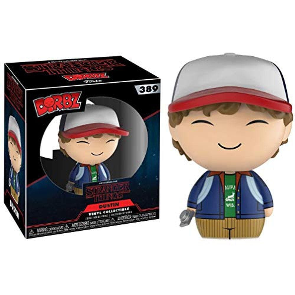 Boneco de vinil colecionável Funko Dorbz: Stranger Things — Dustin