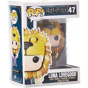 Funko Pop Filmes: Harry Potter-Luna Lovegood c/ Lion Head Collectible Figure