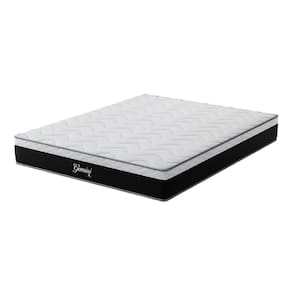 Colchão King 193x203x26cm Molas Ensacadas Gemini Montreal Branco/Preto