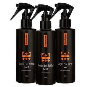 Kit 03 Loção Pós Barba Goot Embaixador 200Ml