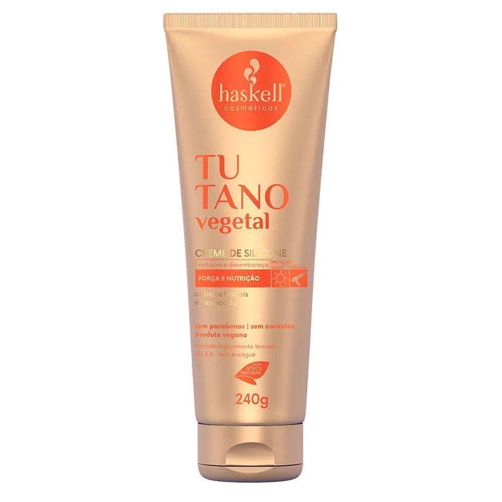Creme De Silicone Leave-In Hidratante Tutano Haskell 240G