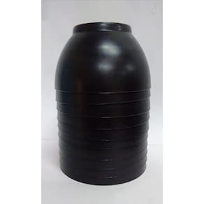 Jogo 10 Pratos Quadrados 10 Cumbucas 400Ml Preta -Oferta