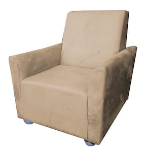 Poltrona Cadeira Sofa Infantil Kids Angel Capuccino