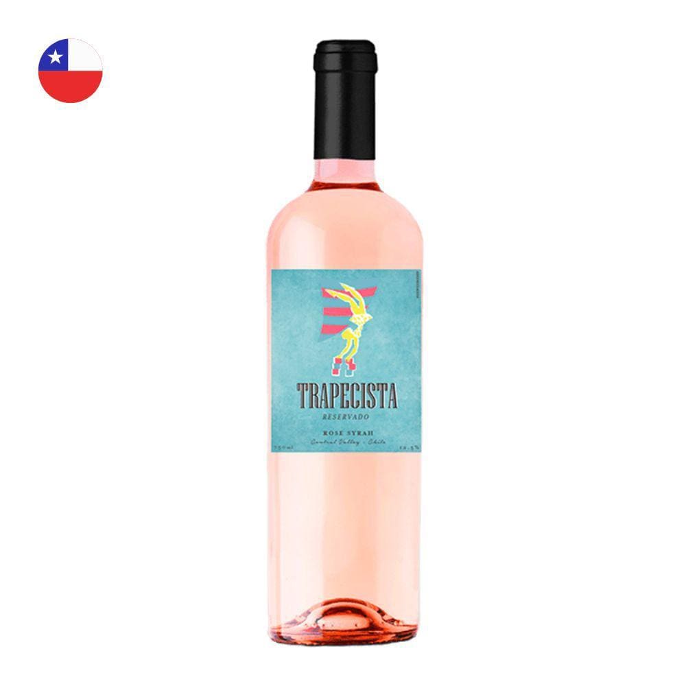 Vinho Trapecista Reservado Syrah Rosé Chile 750ml