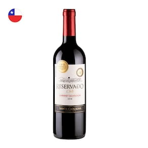 Vinho Santa Carolina Reservado Cabernet Sauvignon Tinto Chile 750ml