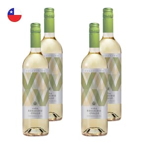Kit 4 Vinhos Errazuriz Collection Sauvignon Blanc Branco Chile 750ml
