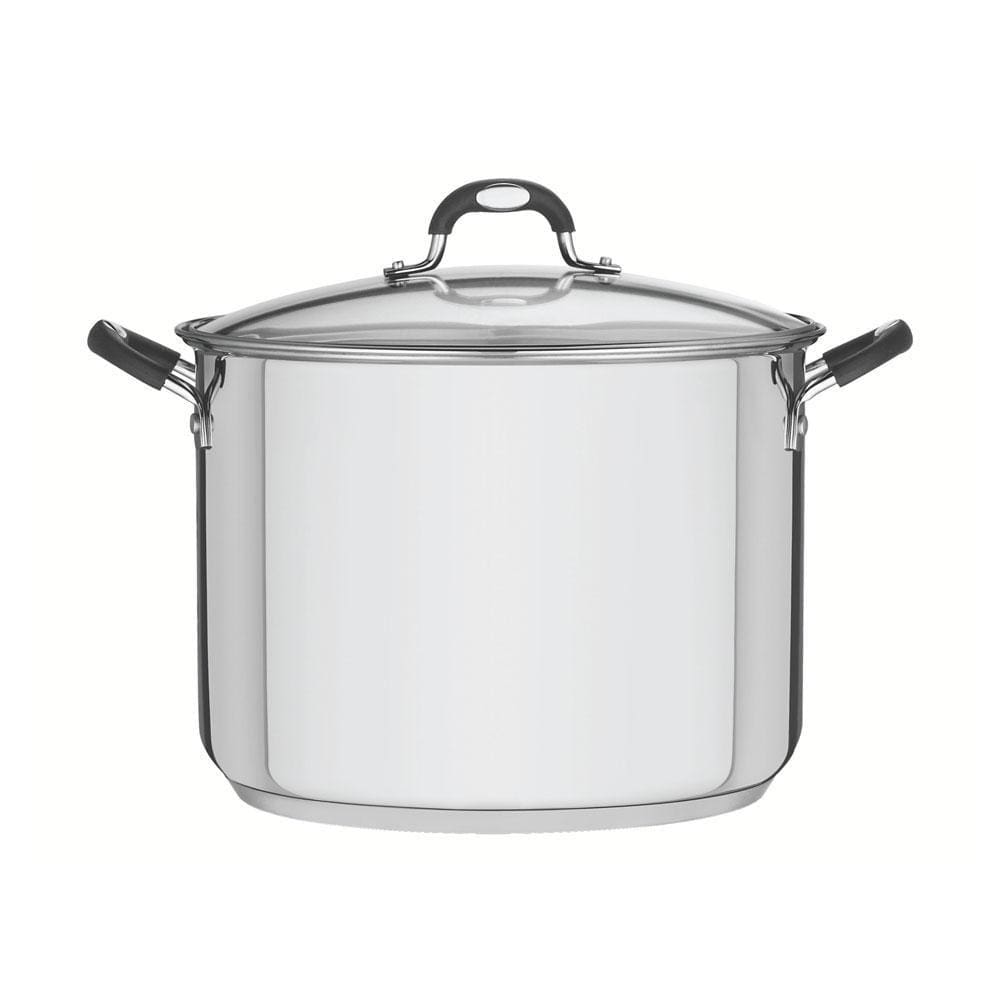 Caldeirão Astro Silicone em Aço Inox Fundo Triplo Tampa de Vidro 30 cm 15,2 l - Tramontina 62125300
