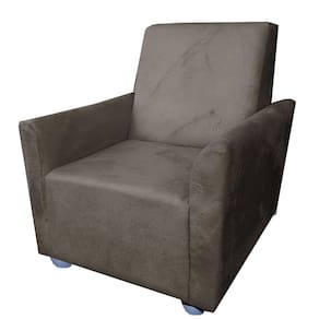 Poltrona Cadeira Sofa Infantil Kids Angel Marrom
