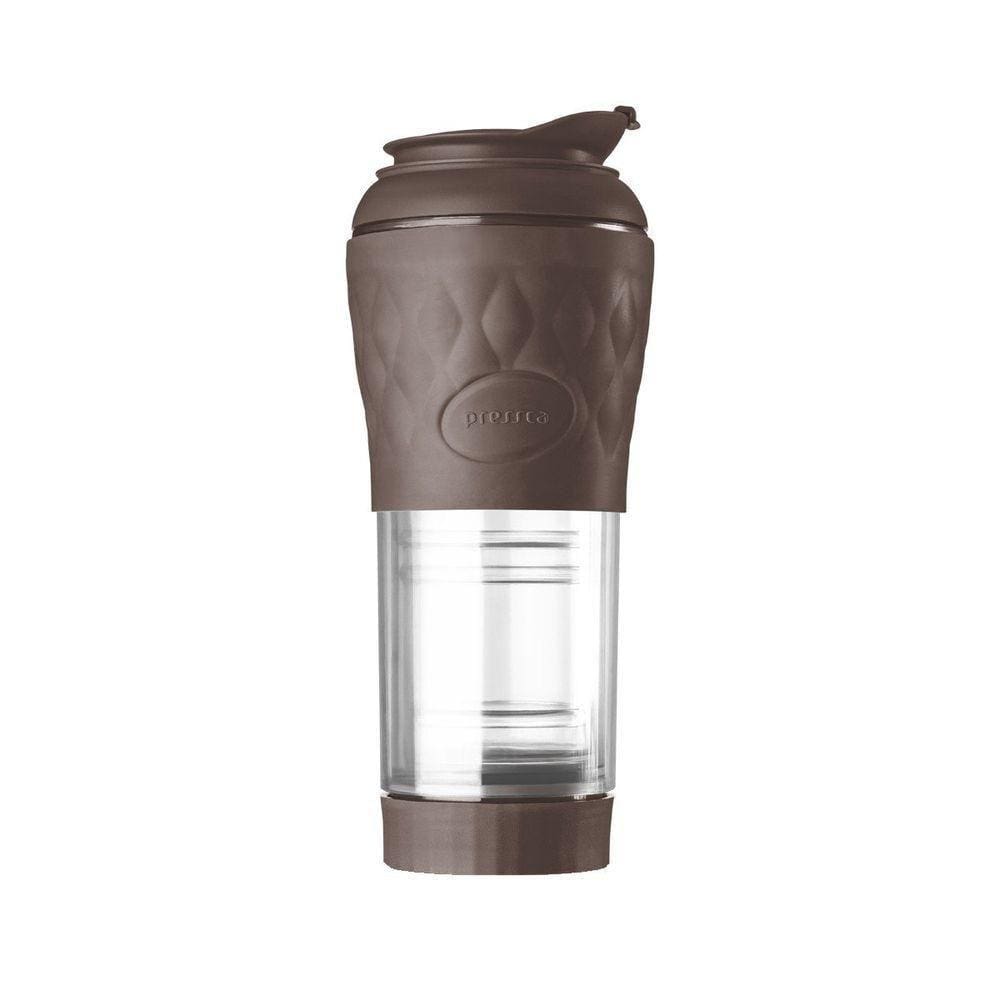 Cafeteira Portátil Manual 350ml - Pressca Marrom