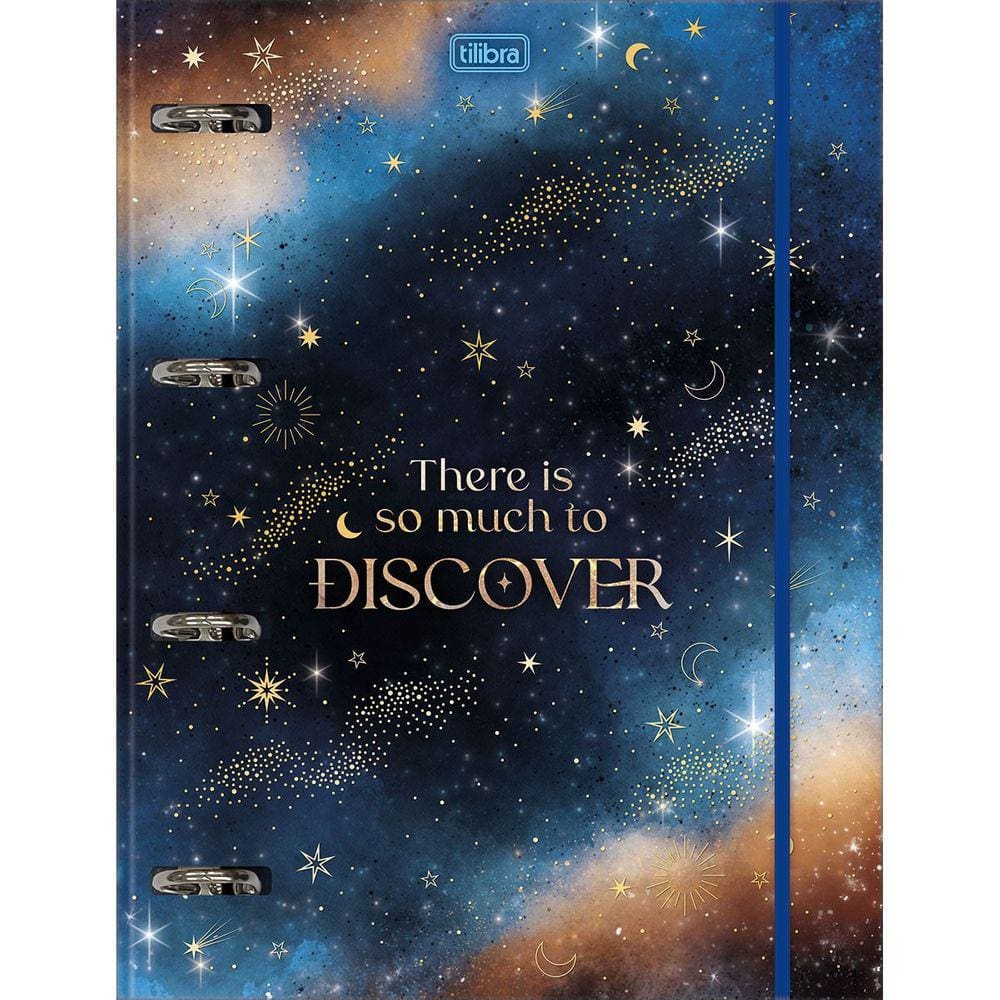 Fichário Caderno Argolado Grande Universitário MAGIC c/ Elástico 80 Folhas Tilibra | Cadernos | Fichários