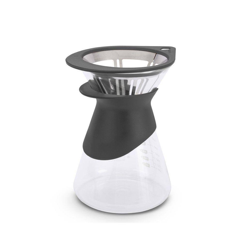 Kit Cafeteira Jarra Com Filtro 600ml - Pressca Preto