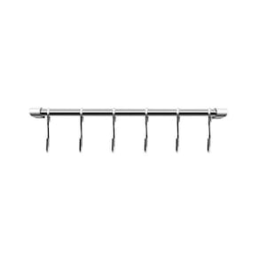 Kit Cozinha Suspensa Com Barra E 6 Ganchos - Stolf