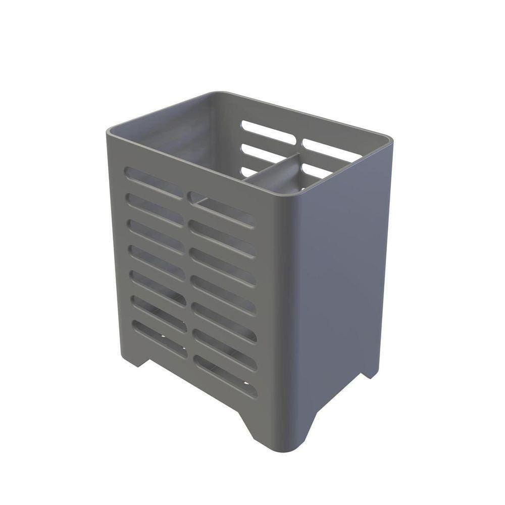 Porta Talheres Em Plástico - Stolf Cinza