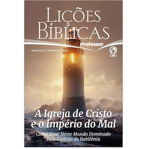 Lições Bíblicas Classe Adulto Professor 3º T 2023 CAPA DURA
