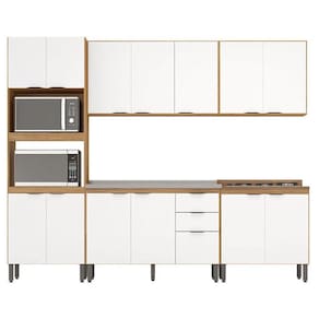 Cozinha Modulada Firenze FHR001 Amendola Touch Branco - Demóbile
