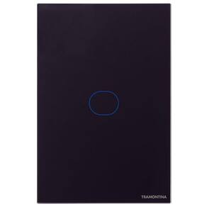 Interruptor Touch Wi-fi Smart Tramontina Preto Com 1 Canal