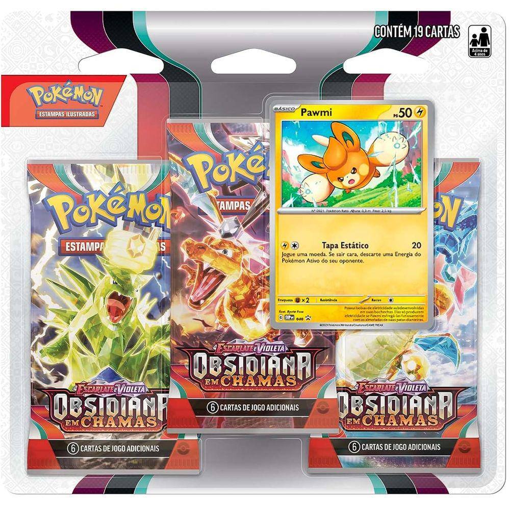 Cartas Pokemon - Triple Pack - Escarlate e Violeta 1 - Spidops