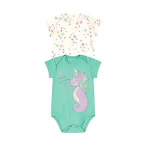Kit Infantil Com 2 Body Estampados Brandili Baby Ref:25492 M/Gg