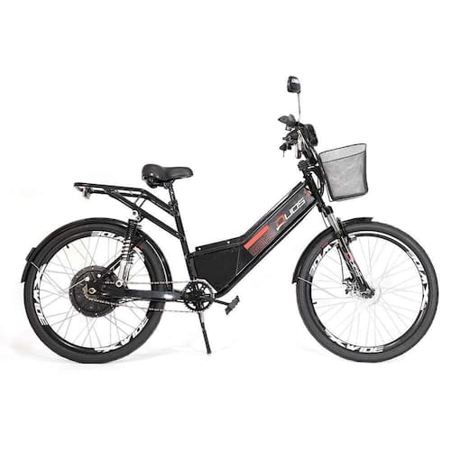 Bicicleta Elétrica - Confort Full - 800w Lithium - Preta - Duos Bikes Menor preço em Bicicleta Elétrica - Confort Full - 800w Lithium - Preta - Duos Bikes