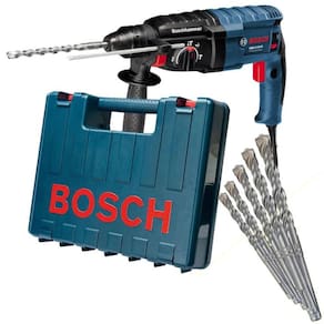 Martelete SDS-Plus 820W 2,7 KG GBH 2-24D Perfurador Rompedor BOSCH + 5 Brocas SDS-Plus