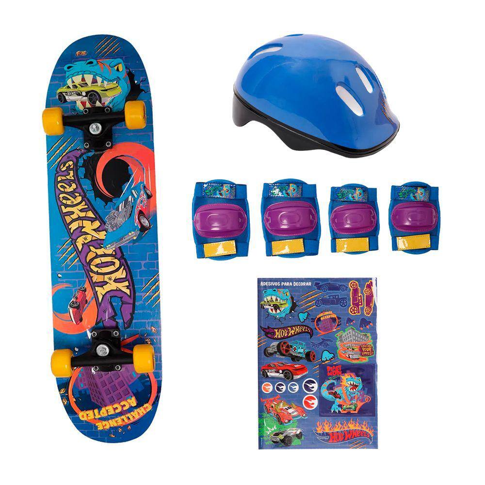 Hot Wheels Skate Dedo Tony Hawk Com Tênis + Mini Tour D Fast