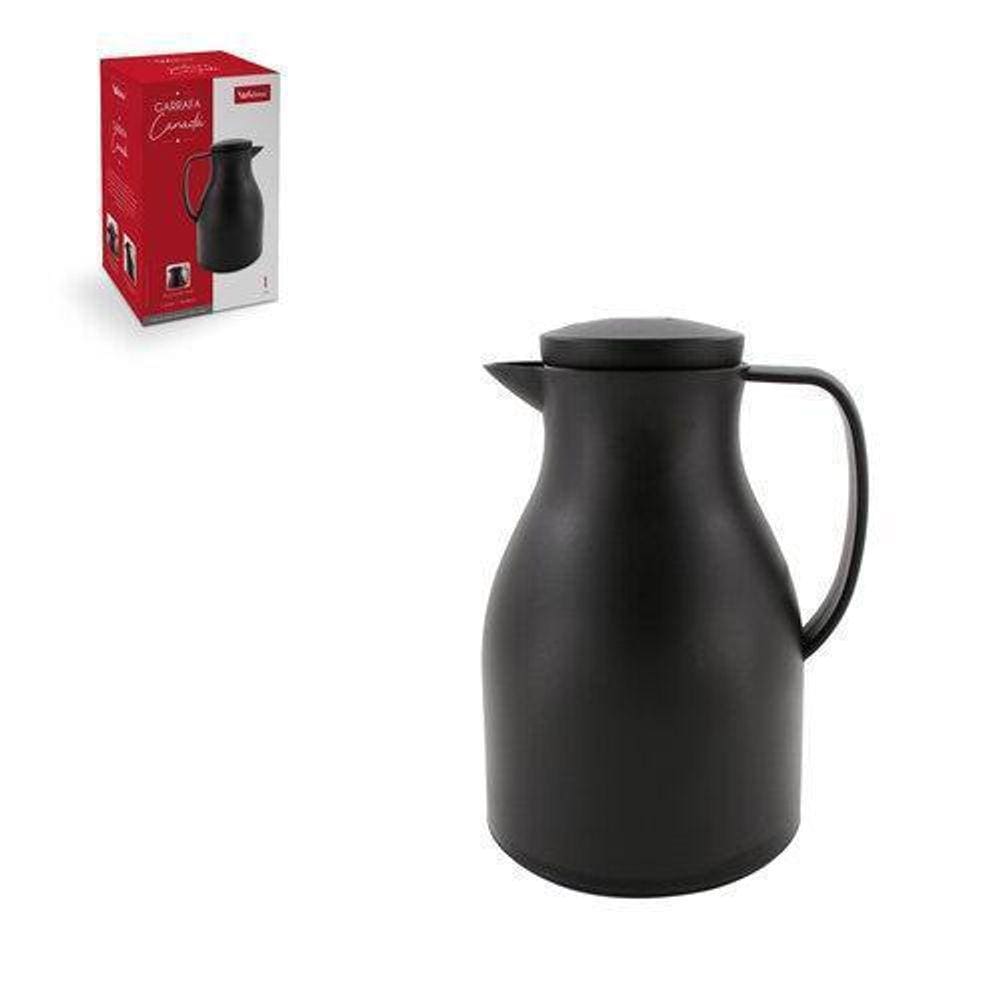 Garrafa Térmica Preto Canadá 1L Wellmix - Wg08459