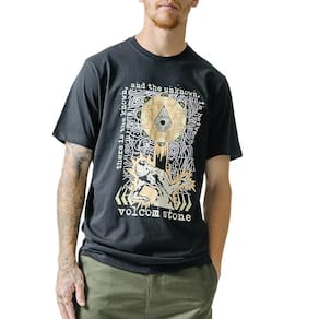 Camiseta Volcom Slim Apparition SM24 Masculina Preto