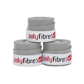 Overgrip Polyfibre Omnigrip 0.6mm - Pack com 03 Unidades Cinza