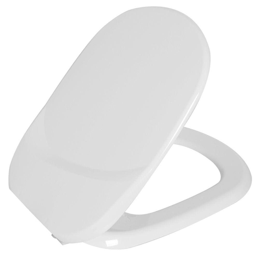 Assento Sanitário Paris Branco Tampa para Vaso Ideal em Polietileno