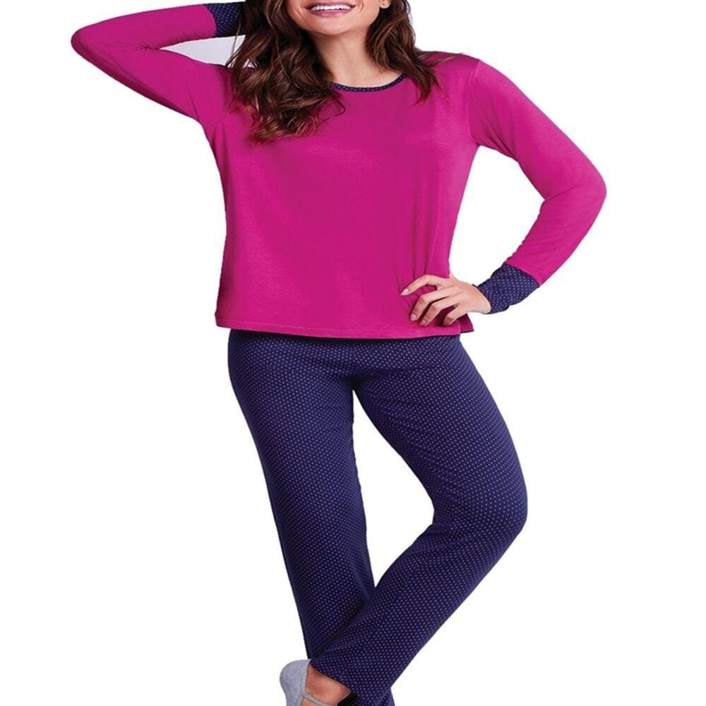 Pijama Lupo Feminino Poa