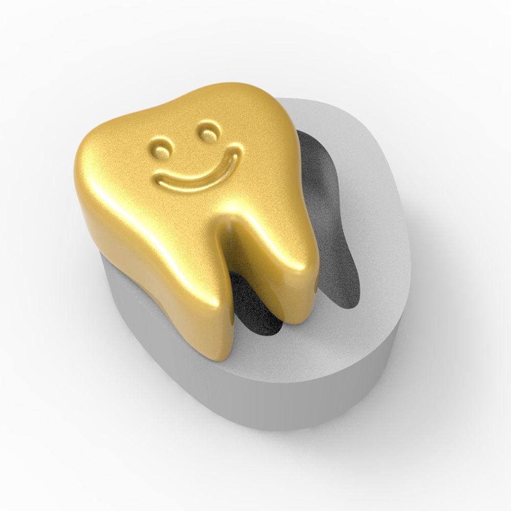 Forma de Silicone Dente Feliz Ib-043